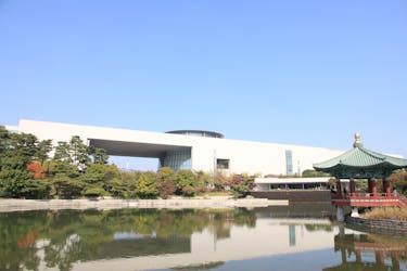 Stadsspel in Seoul in het Nationaal Museum van Korea